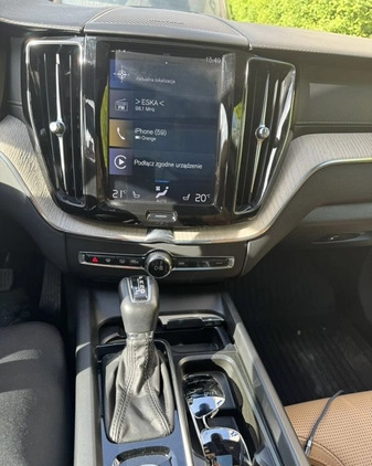 Volvo XC 60 cena 139999 przebieg: 38000, rok produkcji 2020 z Tarnów małe 154